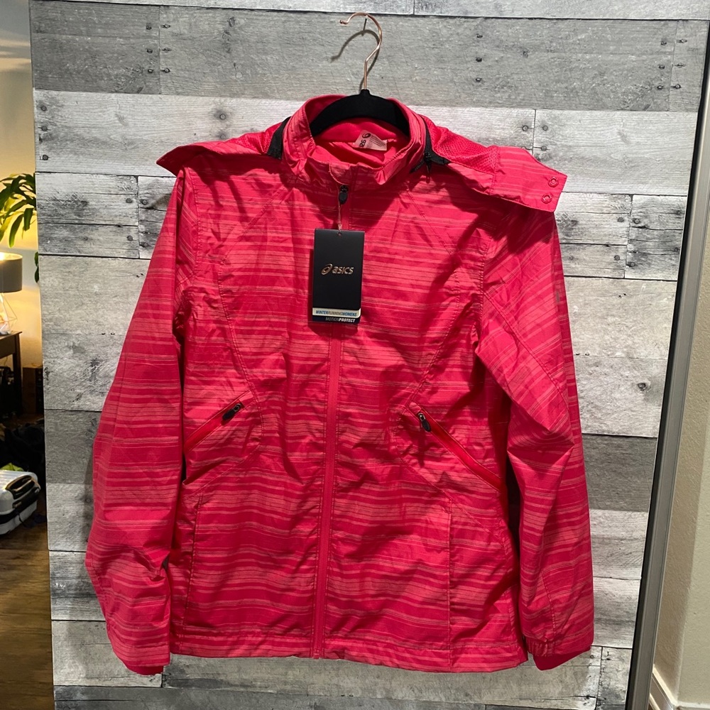 New w/ tags ASICS storm shelter jacket waterproof